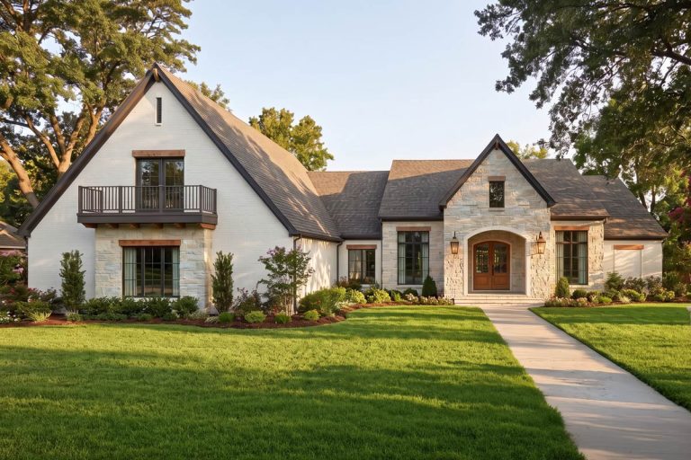 European Style House Plan with 4 Bedrooms and Optionally Finished Bonus Room (Floor Plan)