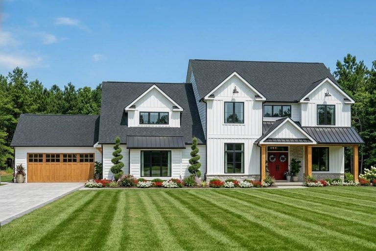 Country Farmhouse Plan with Optional Lower Level (Floor Plan)