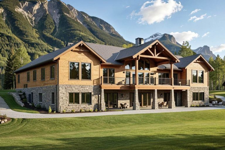 Luxurious Mountain Lodge (Floor Plan)