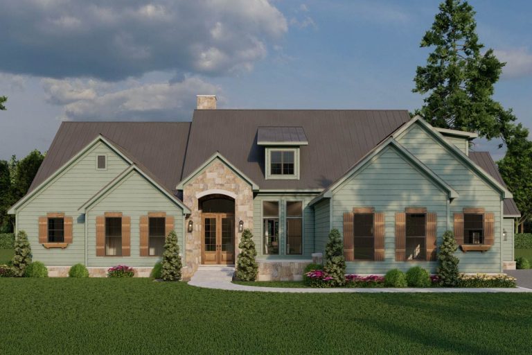 Expansive 5-Bedroom Craftsman Modern Farmhouse House Plan with Bonus (Floor Plan)