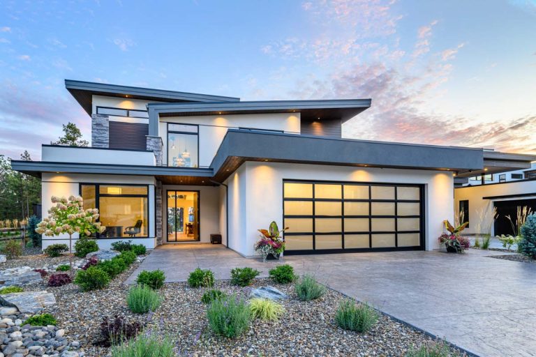 Mid-Century Modern House Plan with Covered Rear Patio – 3409 Sq Ft (Floor Plan)